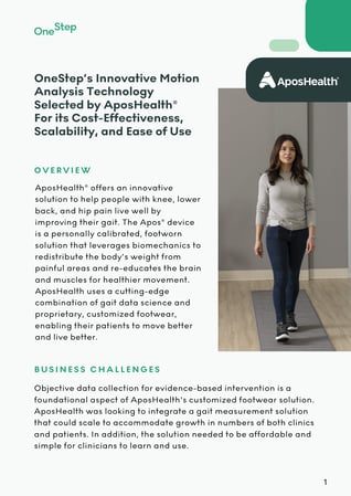 AposHealth® Case Study AposHealth® Case Study